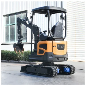 Lightweight Micro Digger Equipped With Quick Coupler for Cable Trenching and Pit Excavation
