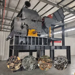 Lightweight Steel Scrap Metal Crusher Machine Shredder Heavy Hammer Scrap Iron Metal Crusher for Car
