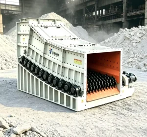 Limestone Roller Screen with Motor Bearing Gearbox Gear for Cement Plant Ore Raw Material Pre Screening