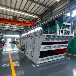 Linear 3 Deck Vibrating Screen Separator with Motor 4 Types Output Mining Sand Screening Equipment