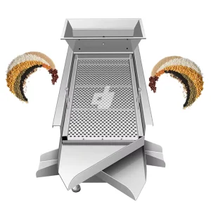 Linear Magnetic Impurity Removal Fluorite Powder Sifter with Two Motors High Yield Vibrating Screen