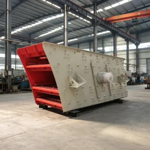 Linear Round Vibrating Screening Machine for Mining Ore Processing 380V