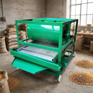 Linear Vibrating Grain Screening Machine Corn Soybean Wheat Particle Powder Separator High Capacity Industrial Sieving Equipment