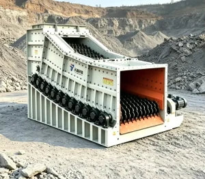 Linear Vibrating Ore Dressing Roller Screen with Polyurethane for Mineral Processing Pre Screening