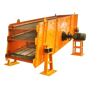 Linear Vibrating Screen Stainless Steel Motor Industrial Ore Screening Machine