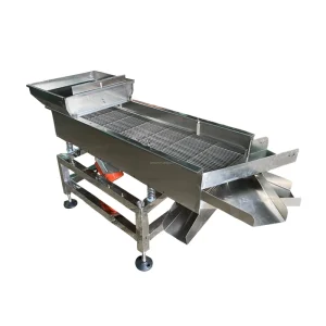 Linear Vibrating Screen With Core Motor Components Steel Construction For Ore Screening In Construction Industries