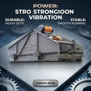 Linear Vibrating Screen with Motor Core for Mineral Powder Straight shaft Design Fine Separation Mining Machinery