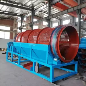 Linear Vibrating Trommel Screen with Motor for Sand Gravel Soil Compost Stone Screening Mining Equipment