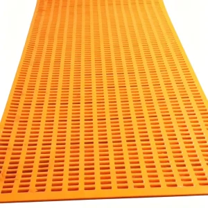 Linear polyurethane vibration net screening for quarry sand and stone dewatering screen plates