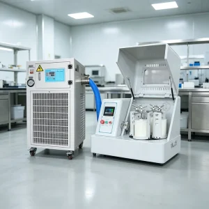 Liquid Nitrogen Cryogenic Planetary Ball Mill Low Temperature Laboratory Cryo Grinding Machine for Powder Processing
