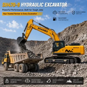 Long Boom Large Gold Mining Excavator 40 Ton 45 Ton Escavator Machines Approved Excavator Machinery
