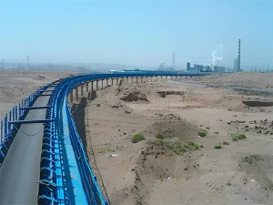 Long Distance Belt Conveyor Continuous Working Mode Mining Equipment Conveyor System for Conveying Bulk Materials Handling
