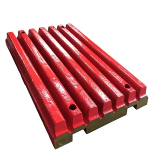Long Lasting High Manganese Steel Casting Customizable Fixed Jaw Plate 814329275000 Swing Jaw Plate 814329274900 814329291500