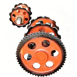 Long Lifespan Elevator Sprocket Mining Machine Parts Wear Resistant Steel Wheel for Mining Machinery Accessories
