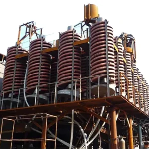Low Cost Gravity Separation Equipment Spiral Concentrator for Hematite Ilmenite Chromite Tin Zircon Ore Processing Plant