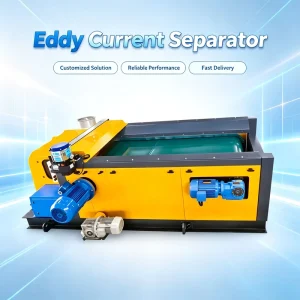 Low Energy Copper Aluminum Eddy Current Separator Efficient Non Ferrous Sorting Recycling Machine Motor Engine Gear Pump Core
