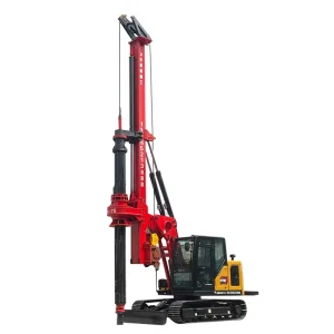 Low Fuel Consumption New Experience DR 80 Driver Instal Pile Geotechnical Investigation Drill Rig