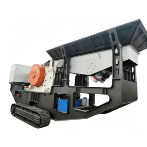 Low Ground Pressure Crawler Mobile Jaw Crusher for Remote Site and Urban Demolition