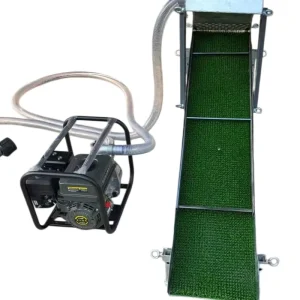 Low Investment Gold Panning Chute with Engine Pump Easy Operation Small Scale Gold Mine Equipment for River Sand