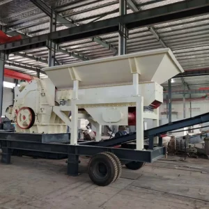 Low Noise Eco Friendly Mobile Hammer Crusher for Limestone Compliant with EIA Standards