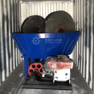 Low Noise Round Gold Ore Wet Pan Mill Gold Grinding Equipment for Mining