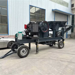 Low Price Portable Discount Track Mobile Stone Crusher Machine Jaw Crusher with Screen