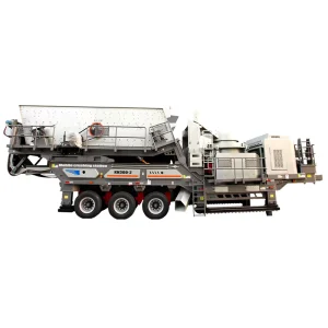 Low Price Wheel Type Mobile Crusher Stone Crusher Machine for Hard Rock Mobile Jaw Crusher Plant Machine with Vibrating Screen