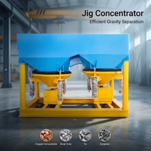 Low Water Consumption High quality Jig Concentrator High Efficiency Gravity Jig for Non Ferrous Metal Recycling