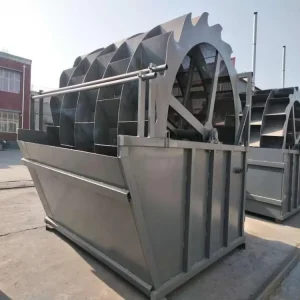 Low-maintenance Ore and Sand Washing Machines Wheel-Type Washer for River Sand Granite Basalt Limestone Gearbox 1 Year Warranty