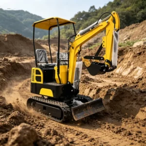 ME12 Crawler Excavator High Performance Engine Mini Digger Factory Direct Tight Space Construction Demolition