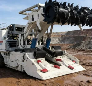 ML520A Underground Continuous Miner for Coal Mine Roadway Construction 90t Heavy Duty AC3300V 795kW Cutting Equipment