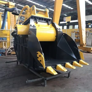MONDE 20 30 Tons Excavator Rock Concrete Crusher Buckets Crusher Bucket Stone Excavator Crusher Bucket For Sale