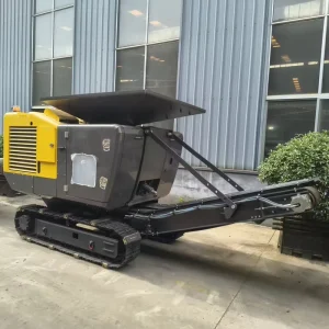 MONDE Full Hydraulic System Motor Direct Drive Remote Control Small Jaw Crusher
