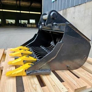 MS03 Skeleton Grid Sieve Screening Bucket Excavator Attachment for Earthwork Construction Material Separation