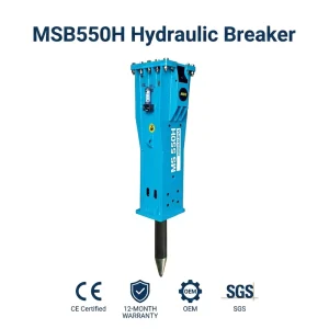 MSB600 Hard Rock Excavation Equipment Hydraulic Breaker Hammer for 22-28 Ton C328F C323 C325 Excavator Attachments Parts