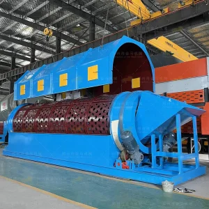 MSW Municipal Solid Waste Trommel Screen Household Waste Sorting Equipment Heavy Duty Drum Screen Trommel Screen