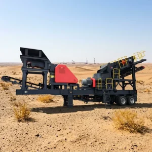 MTN2165 3 Mobile Screening and Vibrating Screen Plant AC Motor Bearing Gear 85 300t h Capacity