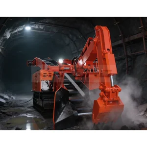 MTS-60 Crawler Mucking Loader with Engine 60m/h Capacity 30kW Power for Underground Mining in Difficult Terrain