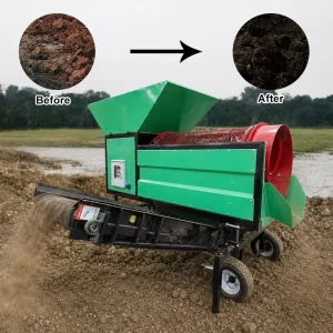 MTS0818 Mobile Trommel Screen Machine for Rock and Topsoil Sand Screening Solutions