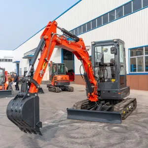 Made in China Agricultural Diesel High Quality Yanmar Engine Mini Digger Crawler Excavator with Cab Pump & Motor