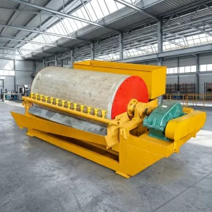 Magnetic Separator Permanent Magnet Drum Type High Field Strength Magnetic Separation Iron Removal