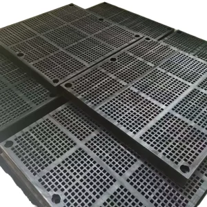 Manufacturer High Wear Resistance Heavy Duty Linear Rubber Screens Panel Vibrating Screen Mining Coarse Iron Ore Classification