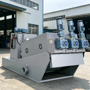 Manure Dewatering Filtration Machine Dairy Farm Sewage Wastewater Treatment Sludge Dehydrator Equipment Bearing