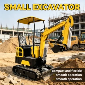 Me12 Small Excavator Koop 192f Engine 7kw Power Air Cooled Single Cylinder Mini Digger for Small Scale Earthmoving Projects