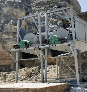 Mechanical Shaftless Drum Screen Chemical Powder and Slurry Cylindrical Screen Grain and Fly Ash Screening Machine