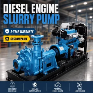Metal Liner Centrifugal Mining Vertical Submersible Hydraulic Horizontal Sewage Sand Slurry Pump Diesel Water Pump