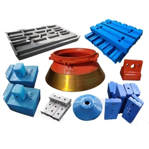 Metal Wear Resistant Parts for Sand and Gravel Crushers