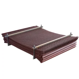 Mine Sieving Mesh Vibrating Screen for Crusher 4-22mm Hole Casting for Mining Machine Parts Processing