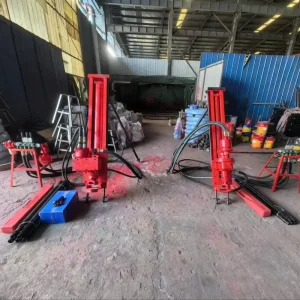 Mine Surface Drilling Gearbox Rotary Speed 110 Rpm Shallow Well Drilling Machine 20m Depth for Quarries