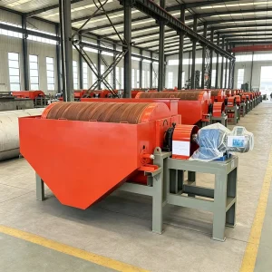 Mine Use Wet Permanent Magnetic Drum Separator Complete Mineral Ore Wet Separation Equipment Matching Ore Dressing Assembly Line